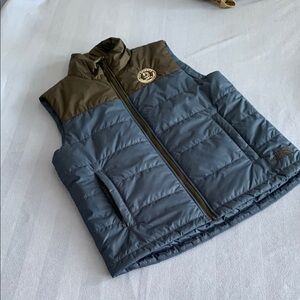 The North Face Limited Edition Blue and Black Quilted Vest NFOA529A